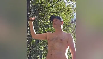 Dude Gets Naked In The English Countryside. He Shows Off His Body & Jerks Off