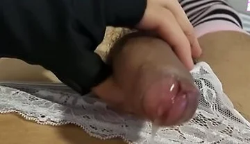 Crossdresser In Panties Big Cumshot Compilation