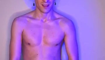 Green-haired Twink Strokes It Standing