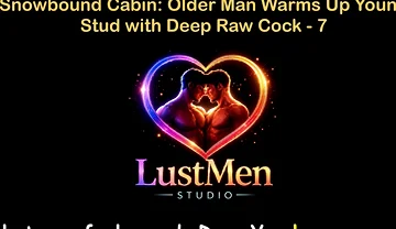 English Audio Gay Sex Story - Snowbound Cabin: Older Man Warms up Young Stud with Deep Raw Cock - Part 7
