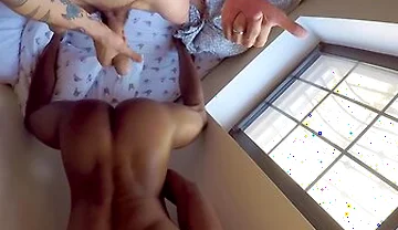 Barebacking Skinny Black Twink - Rogan Hardy