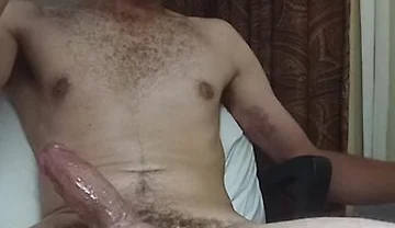 Boring Night Smoking And Jerking