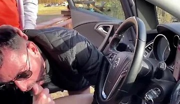 2 Slutty Guys Suck Me Dry In My Truck Rest Stop Blowjob