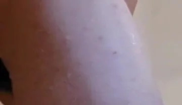 Husband Riding Huge Dildo in Shower