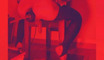 Femboy Fucked Hard by This Huge Dildo Till I Cum Milk