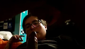 Gamer Boy Gets Cock Sucked By Stepdaddy