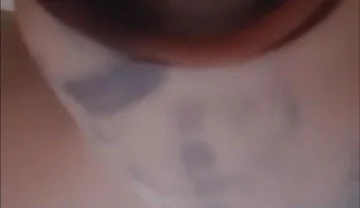 Cummed through her mouth