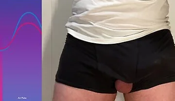 Huge Hands Free Postate Orgasm Cumshot In Underwear
