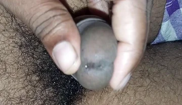 Desi Aunty Licking Cock Masterbation with Condom