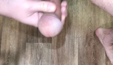 Kneeling Close-up Solo Masturbation at Home