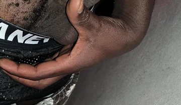 Horny Hairy Black Male Getting Kinky at the Storage Room