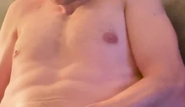 Big Bust on Jerking off on Couch Cam Looking up at Me