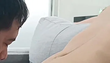 Getting a Blowjob While Watching TV