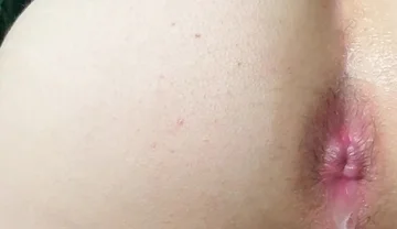 Slutty Hole Dripping Daddys Cum Out