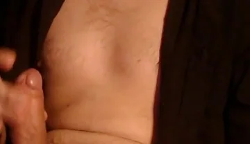 Nude Man Pumping Big Fucking Cock in Room