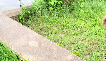 Naked Asian Muscle God Walks the Park Bare - Flexes Hard & Cums Huge