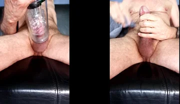 Edging Session with the Masturbator Vacuum Pump