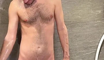 Gay Friends Shower with Straight Buddy