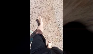 Jon Arteen Is a Naughty Boy Scout Who Walks Barefoot in the Street Outside for You Fans of Bare Feet