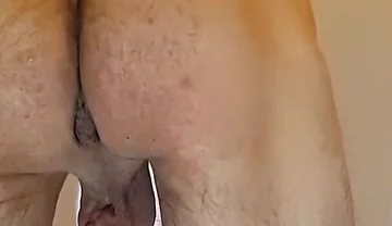 Spanking My Butt with a Spank Paddle