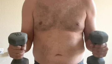 Stretching and lifting weights