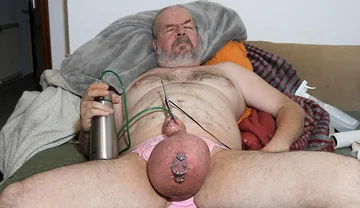 I Inflate My Scrotum! Unbelievable How Big It Gets!