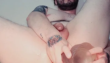 Cam Dildo Show and Gaping Hole