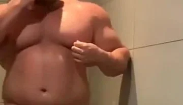 Jack Stacked Solo Masturbation in the Gym Shower