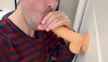 Sexy Stepdaddy Riding Dildo