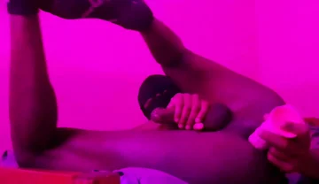 Fucking My Ass and Stroking My Hard Cock