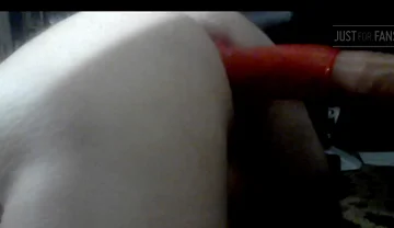 Thrusting Dildo Deep in My Ass