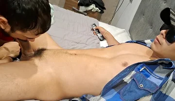 Receiving a Blowjob in a Shirt, Part 2