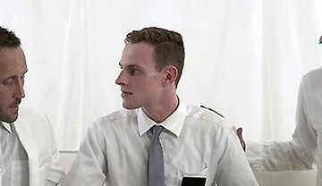 President Lee - Two Kinky Bishops Lee And Davies Take Turns Stuffing Young Mormon Boy Boon
