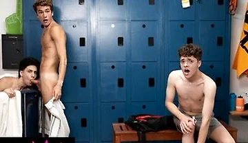 Angel Elias Sucks The Top Marco Alessandro In The Changing Rooms, Then Takes A Ride