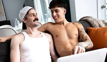 College Buddies Angel Elias & Seb Leblan Watch Porn For The First Time Post Breakup
