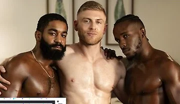 Shadow And Pheonix M. Fellington Take Turns Fucking Matthew Elliss Ass Hard