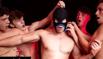 Sam Ledger, Jake Preston And Niko Vaz In Twink Fucker Zane Penetrates All His Four Friends Mouths And Their Tight Holes