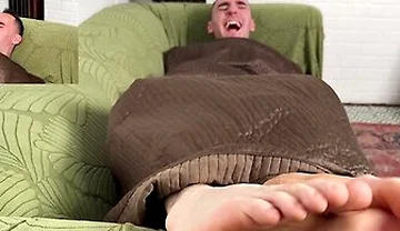 Spiritmonkey Giggles While Matt Enjoys Tickling His Feet