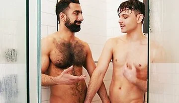 Roommates Enzo Muller & Ali Rushs Shower Jerk Off Together Excuses Lead To Hot Sex