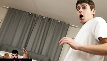 Hatler Gurius Slides His Long Cock In His Own Hole As Joey Mills Pounds Him In Doggystyle