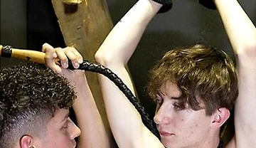 Nastytwinks - All Tied Up - Ayden Ray Blind Folds And Ties Up Caleb Anderson Bareback Sensory Play