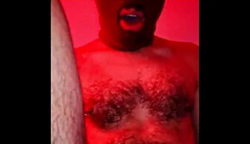 20cm Vergon Latino Impregnating Bicurious Bear While Riding Him Bareback