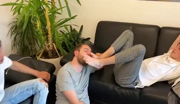 Two Twinks Feet Licked