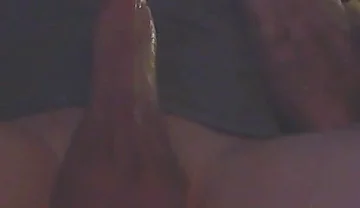 Stroking My Big Cock and Cumming