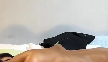 Brock Banks - Jhoncito Sucks off BBC Big Black Cock Big Cumshot!