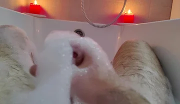 Covered in Foam - My Intense Bathroom Solo Finish