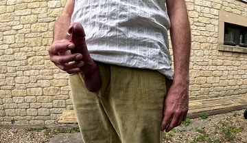 Hot Dilf Close up Big Cock Outdoor Edging Talking Dirty Wearing Cords - Rockardglans 206