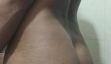 Bathroom Video with Ass and Cock