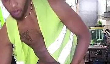 After Work Jerk! Kennie Jai Shoots Big Load for You!