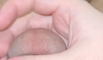Guy on the Bed Really Wants to Cum